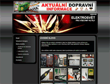 Tablet Screenshot of elektrosvet.svet-stranek.cz