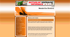 Desktop Screenshot of masaze-eva.svet-stranek.cz