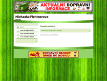 Tablet Screenshot of michaela-fichtnerova.svet-stranek.cz