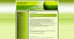 Desktop Screenshot of koralky.svet-stranek.cz