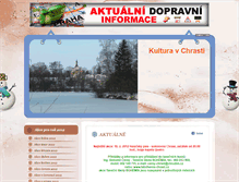 Tablet Screenshot of kulturachrast.svet-stranek.cz